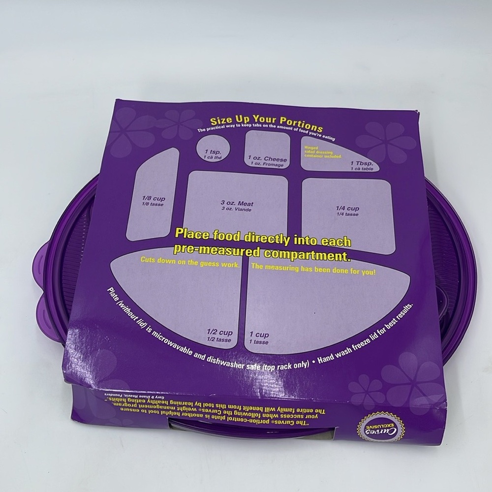 Curves Portion Control Plate - Picture 2 of 3